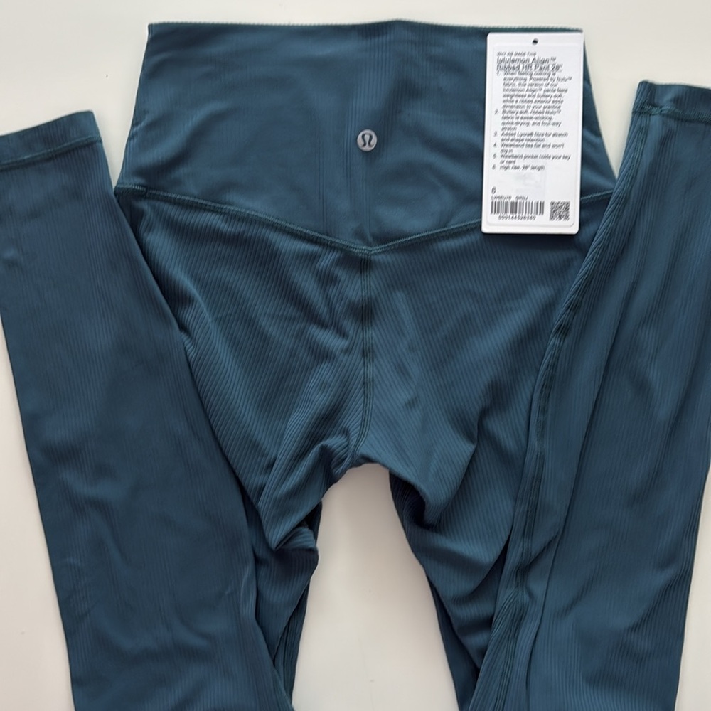Lululemon Align🌟 Ribbed High-Rise Leggings (6)